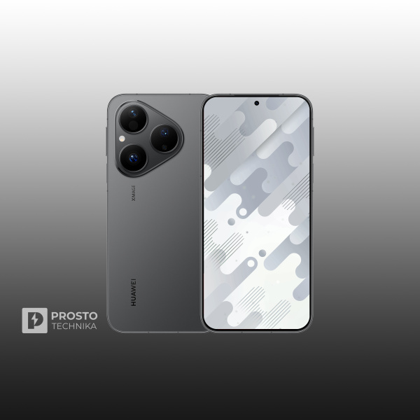  Смартфон Huawei Pura 80 12/256Gb, чёрный (Frosted Black)